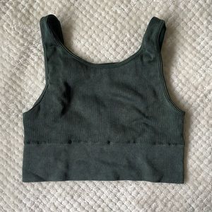 Ribbed Longline Bra Yoga Tank
